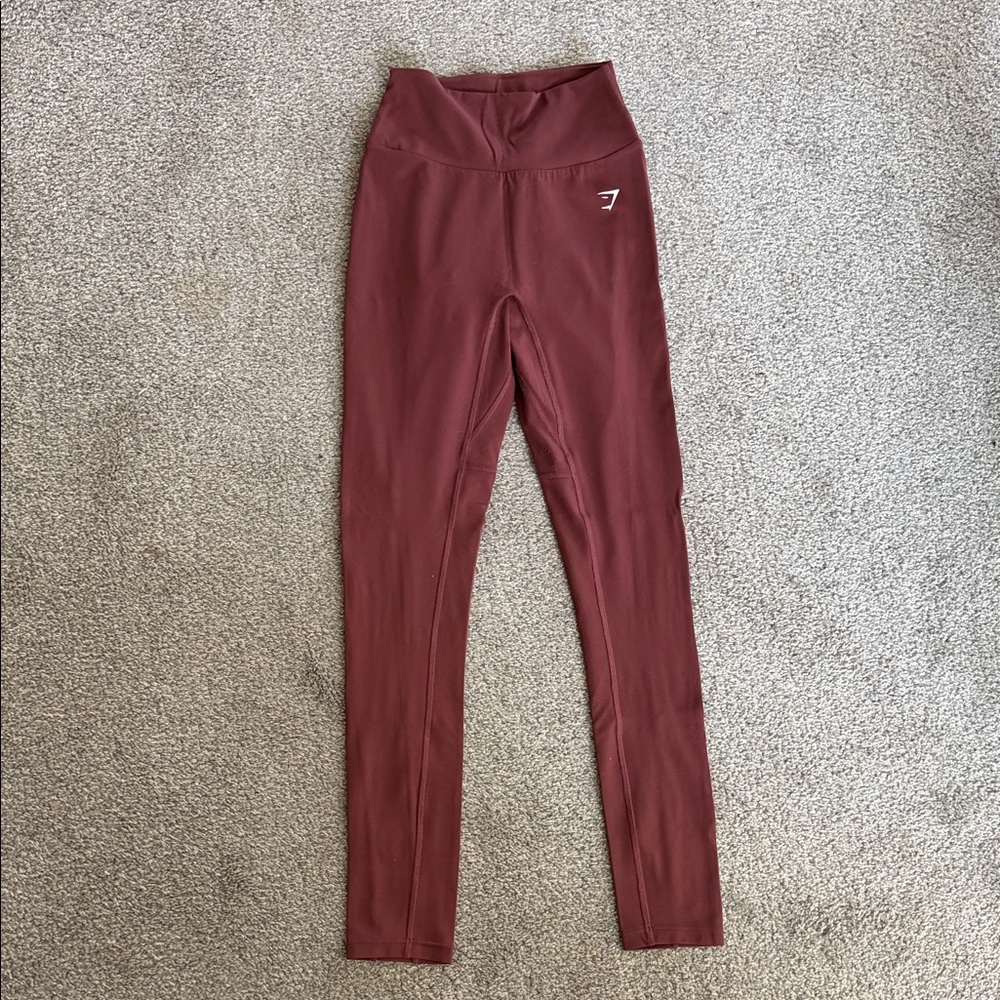 Gymshark Burgundy Leggings